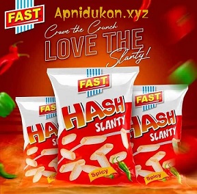hash slanty red