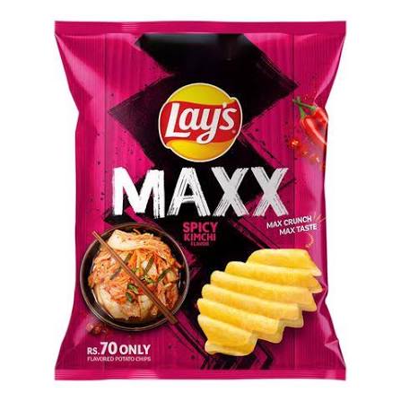 lays maxx spicy kimchi rs 70