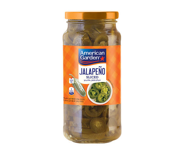 Americam garden jalapeno pepper  sliced