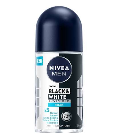 NIVEA BLACK & white fresh  body roll 50 ml
